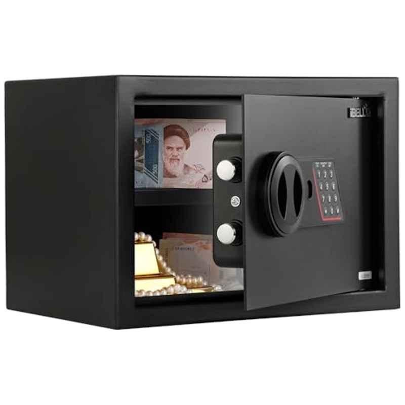 iBELL SL-25B 25 Litre Metal Black Digital Electronic Safe Locker for Personal & Office Use