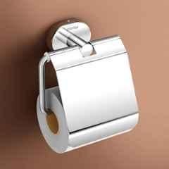 Plantex Stainless Steel Toilet Paper Holder for Bathroom/Tissue Holder for Washroom/Toilet roll Holder for Wall Mounted/Bathroom Accessories Chrome Finish Onix