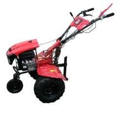Mitsuyama 212cc 5.36HP 4 Stroke 40 inch Electric Start Petrol Heavy-Duty Power Tiller/Weeder with Shock Absorber, Headlight, 32 Blades & Side Discs, MY-970GH