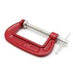 WKM 3 inch Metal Red Heavy Duty G-Clamp