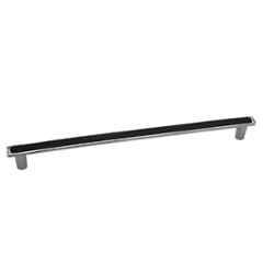 RAB 288mm Zinc Black Chrome Finish Drawer Pull Handle, SP-036 (Pack of 2)