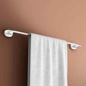 Plantex Stainless Steel Towel Holder in Bathroom/Cloth Hanger for Bathroom/24 inch Towel Rod/Bathroom Accessories Chrome Finish Onix