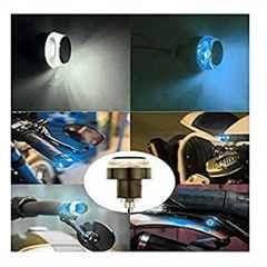 Meenu Arts Handle Bar End Dual Led Bike Turn Signal Indicator Light (Blue & White) for Honda CBR 150R
