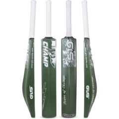 GLS Champ 800-850g PVC Military Green & Silver Cricket Bat for 15+ Yrs