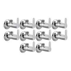 Fastgear Marc Stainless Steel Silver Chrome Finish Angle Valve, FG2468 (Pack of 10)