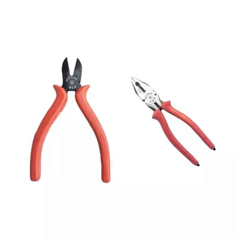 Sky Blue 2 Pcs 7.8 inch Lineman Plier Combo, SBE_PLIER_COMBO_MOD_00727