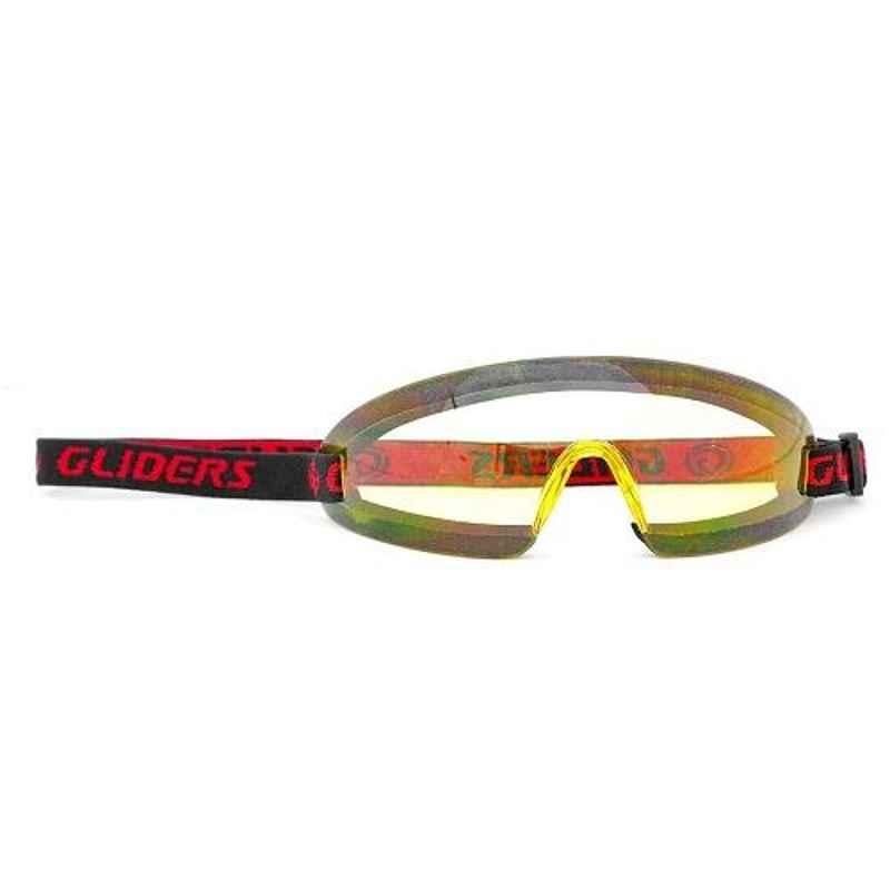Safies Gliders Universal Size Polycarbonate Yellow Protective Strap Goggle
