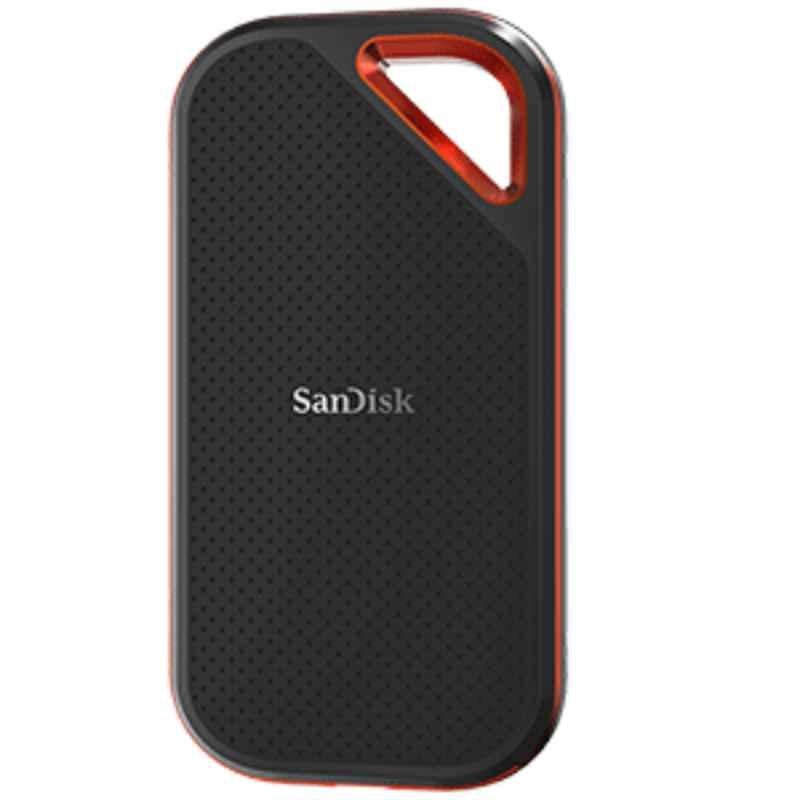 SanDisk Extreme 2TB Pro Portable Black SSD Drive, SDSSDE81-2T00-G25