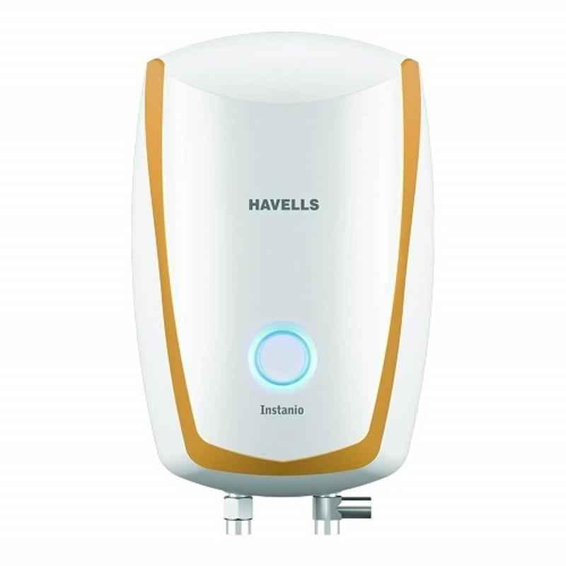 Havells Instanio 10 Litre 2000W White & Mustard Storage Water Heater, GHWAICTWG010