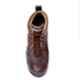RED CAN SGE1163BRN Leather High Ankle Steel Toe Brown Work Safety Boots, Size: 10