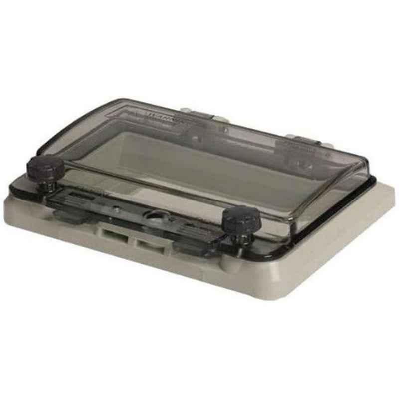Power N Pack 110x99x31mm Transparent Contact Protection Window Hood for Distribution Box