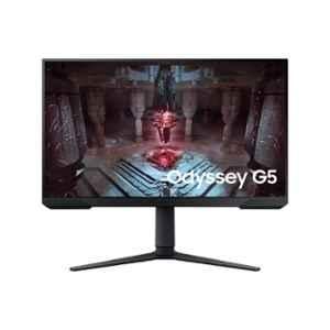 Samsung 27 inch Black QHD Flat LCD Gaming Monitor with 165Hz Refresh Rate, HDR10 & AMD FreeSync Premium, LS27CG510EWXXL