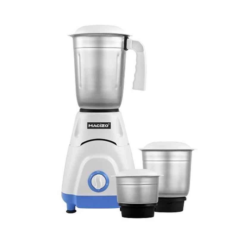 Macizo Brio Pro 500W Blue Mixer Grinder with 3 Jars