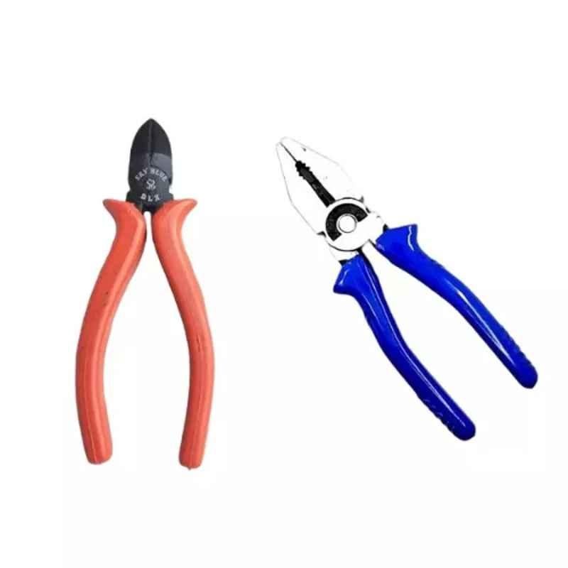 Sky Blue 2 Pcs 7.8 inch Stainless Steel Groove Plier Combo, SBE_PLIER_0707