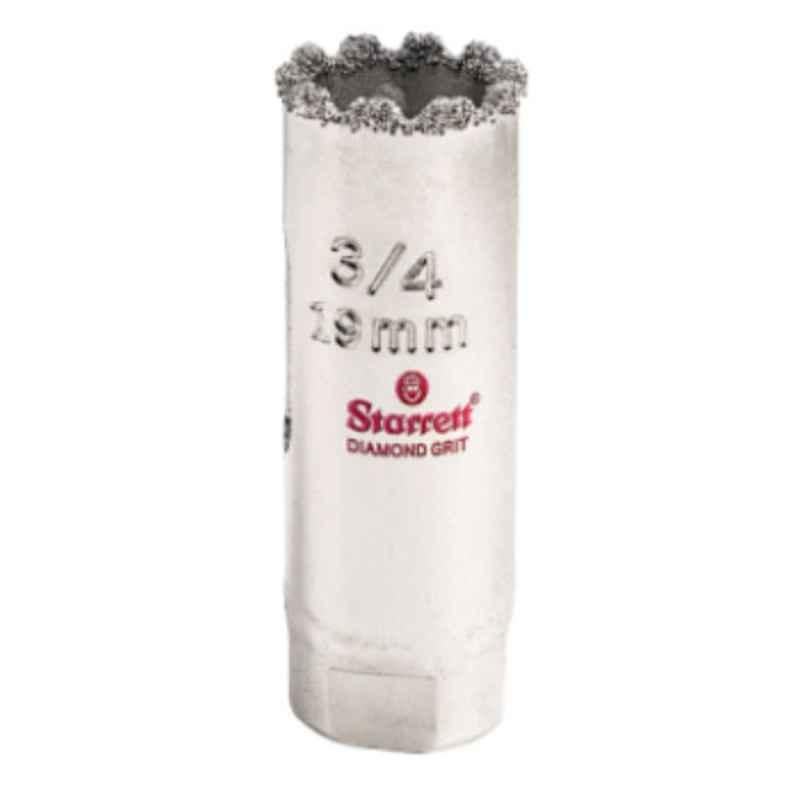 Starrett 19mm Silver Diamond Grit Hole Saw, KD0034-N