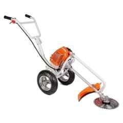 Neptune 52cc 1.95 HP 2 Stroke Heavy Duty Petrol Hand Push Brush Cutter with Wheels, BC-520W