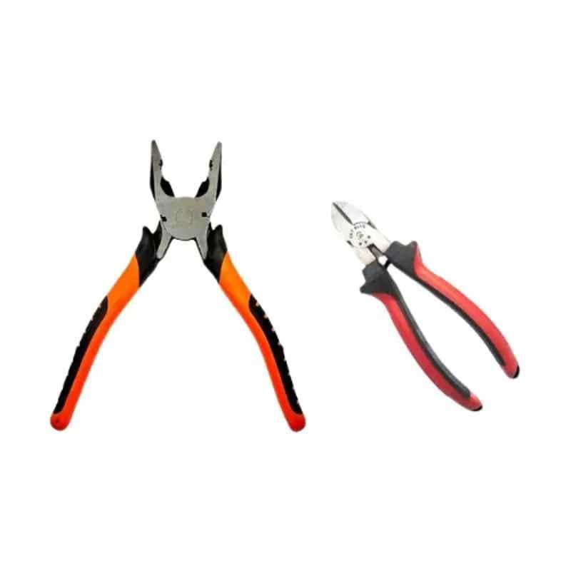 Sky Blue 2 Pcs 7.8 inch Lineman Plier Combo, SBE_PLIER_COMBOS_COMBO_457