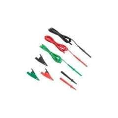 Fluke TL1550B 2.6mm Red & Black & Green Test Lead Set with Alligator Clips, 2788216