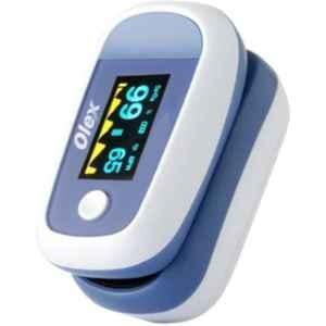 Olex White & Blue Fingertip Pulse Oximeter