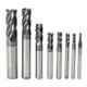 Krost 4 Flutes Carbide End Mill Tungsten Steel Milling Cutter Tool Set (2-12 mm) -Set Of 8 Pieces