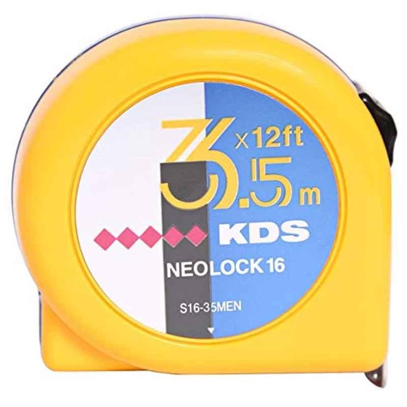KDS 3.5m Steel Yellow Measuring Tape, S16-35MEN