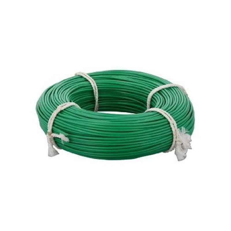 KEI 2.5 Sqmm Single Core FR Green Copper Unsheathed Flexible Cable, Length: 100 m
