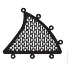 Surgiwear 46x53mm Mastoid Repair Plate, CF12-46R