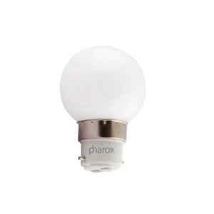 Pharox Fresh 0.5W B22 White LED Bulb, FRE001C000 (Pack of 6)