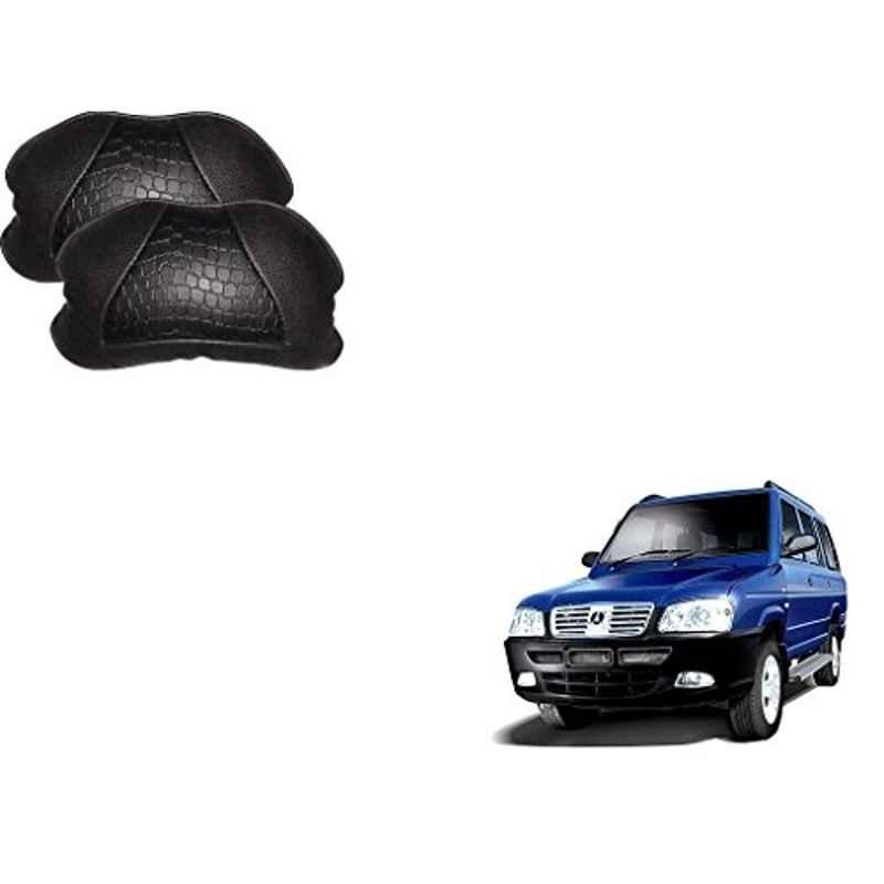 Kozdiko 2 Pcs Memory Foam Black Neck Rest Cushion Pillow Set for Mahindra Rhino