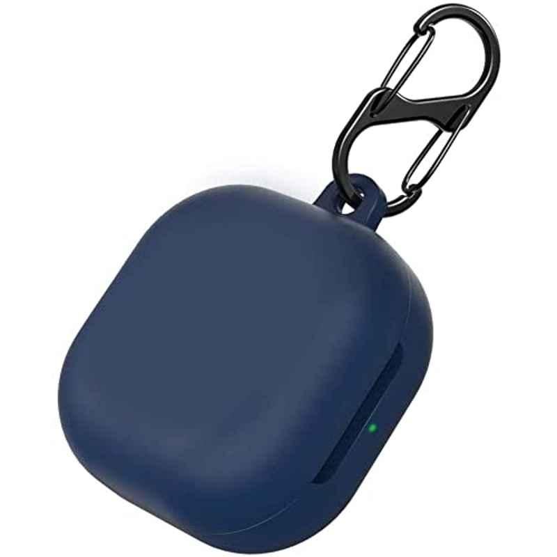 Rubik Silicone Dark Blue Buds Pro Case for Samsung Galaxy