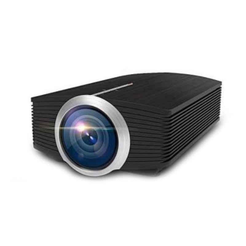 IBS YG-500 1080P 1200lm Black LED Portable Projector with HD, VGA, AV, USB & Remote Controller