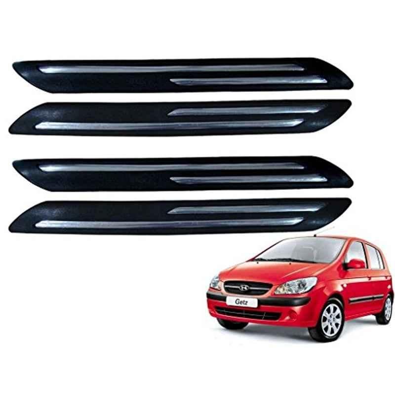 Kozdiko 4 Pcs Double Chrome Bumper Protector Set for Hyundai Getz