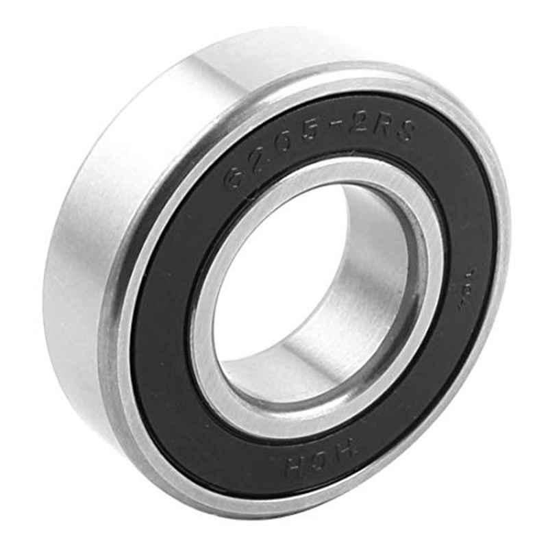 Worldcare� Metal 6205-2Rs Sealing Rubber Groove Ball Wheel Bearings 52x25x15mm