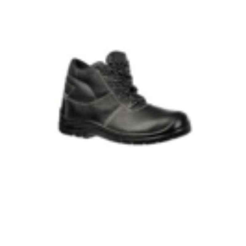 Vaultex SGH Leather Black Safety Shoes, Size: 41