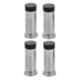 Nixnine Stainless Steel Back Silencer Door Stopper with Rubber Pad, SS_HVY_A-614_4PS (Pack of 4)