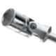 Facom 14mm Satin & Polished Chrome Finish Universal Joint Tee Socket Wrench with Metric Slide Handle, 99C.14