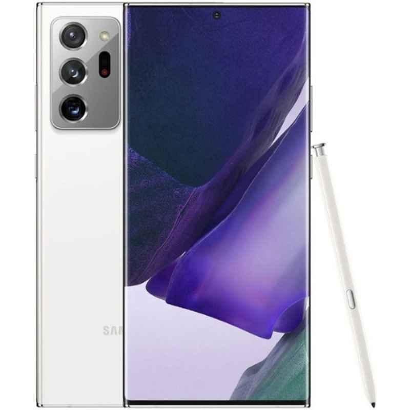 Samsung Galaxy Note 20 Ultra 6.9 inch 12/256GB White 5G Dual Sim Smartphone, SM-N986BZW7xSG