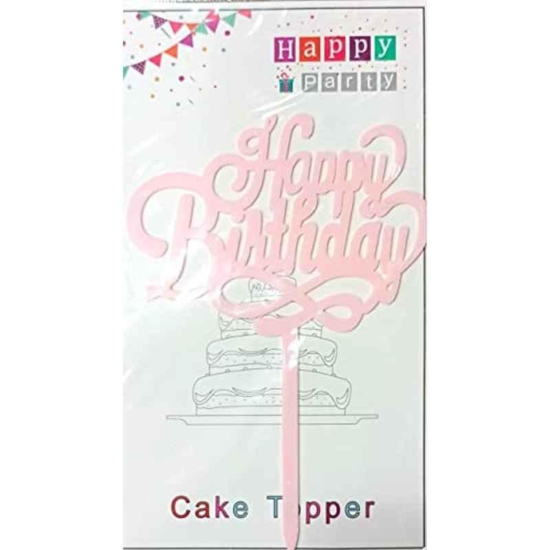 Abbasali Happy Birthday Cake Topper