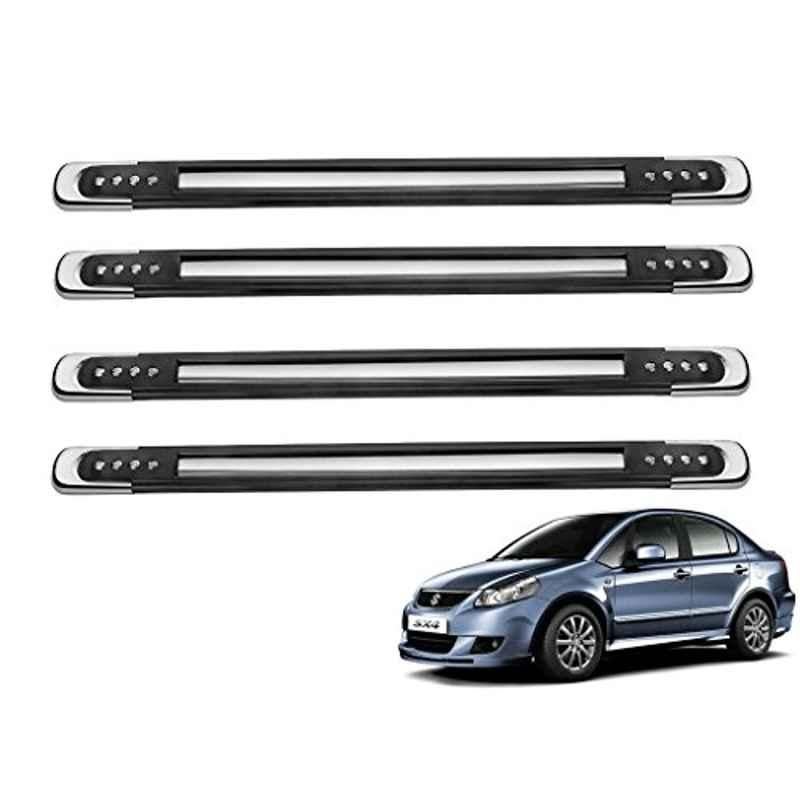 Kozdiko 4 Pcs Designer Black Bumper Protector Set for Maruti SX4