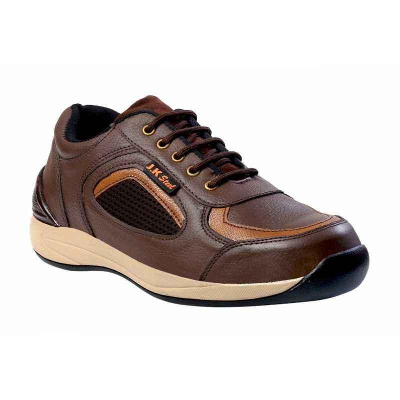 JK Steel JKPI001BN Steel Toe Work Safety Shoes, Size: 9