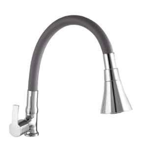 10X Brass Wall Mount Chrome Plated Grey Sink Tap, SN-190091
