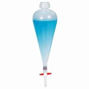 New Verma 500ml Polypropylene Conical Separatory Funnel with Clear Graduated