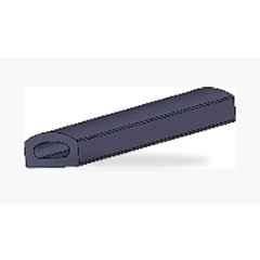 Avinya 15.5x9.5mm EPDM Sponge Black D-Type Hollow Gasket with DA Tape, AIEP-1101D