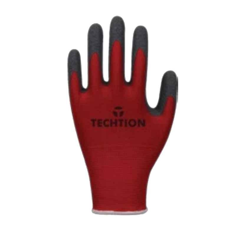 Techtion Splendor Lite Multipro 13 Gauge Softact Shell with Lightweight Latex Coating Safety Gloves, Size: L