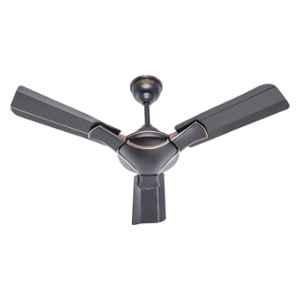 Activa Corolla 50W 390rpm 3 Blade Black Ceiling Fan with 2 Years Warranty Sweep: 900 mm