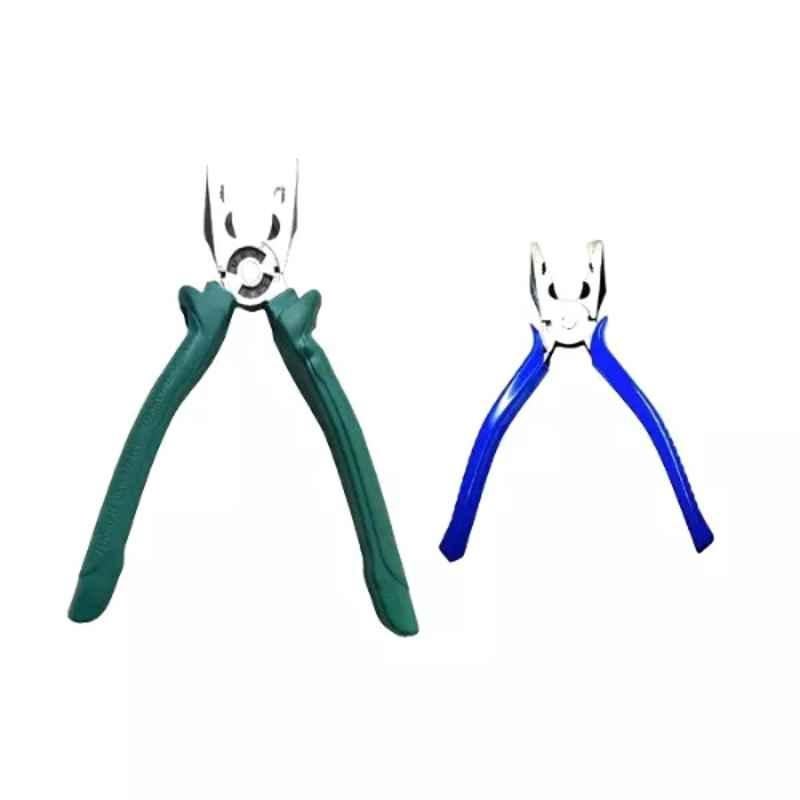 Sky Blue 2 Pcs 7.8 inch Lineman Plier Combo, SBE_PLIER_COMBO_MOD_01409