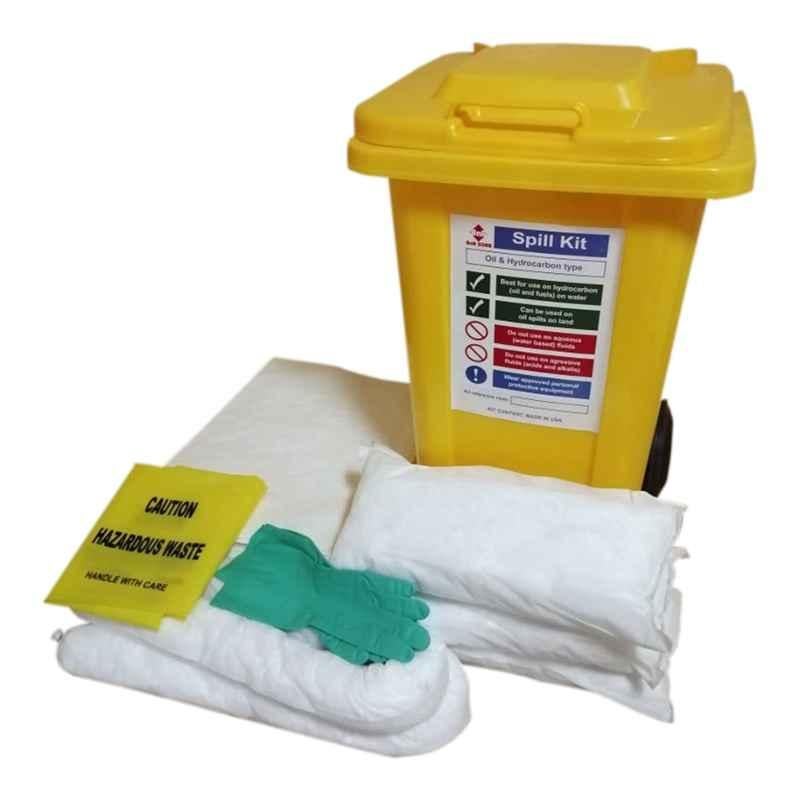 BNR Sorb 20 Gallon Non Woven White & Yellow Oil Chemical Spill Kit
