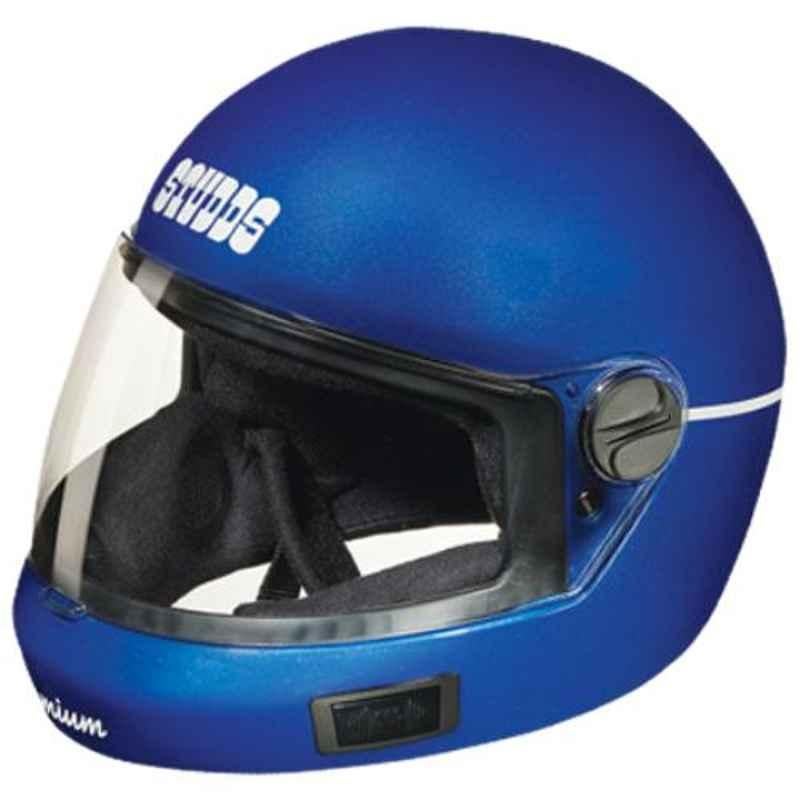 Studds Premium Flame Blue Vent Full Face Helmet, Size: (L, 580 mm)