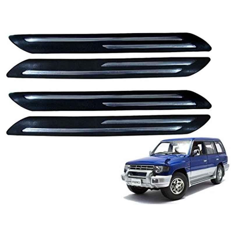 Kozdiko 4 Pcs Double Chrome Bumper Protector Set for Mitsubishi Pajero