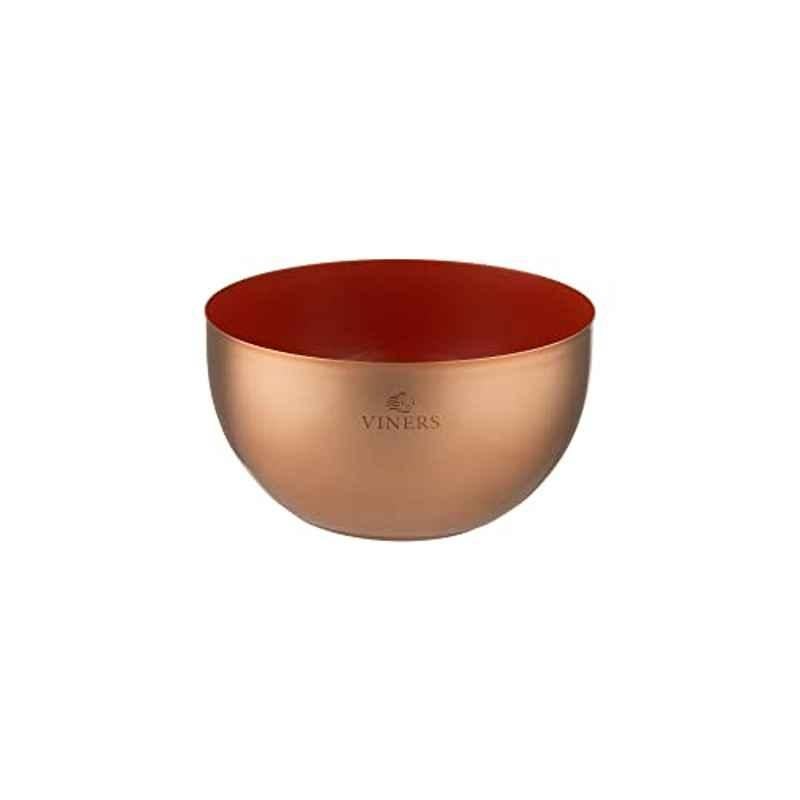 Rayware 15cm Stainless Steel Gold & Red 2 Tone Serving Bowl, 302.237